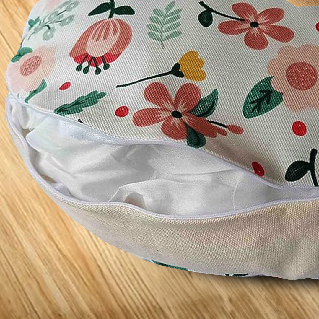 SOGA 45cm Polyester-Cotton Pillow with EPP Particle Insert for Enhanced Comfort Home Decor • LUZ-Pouffe629