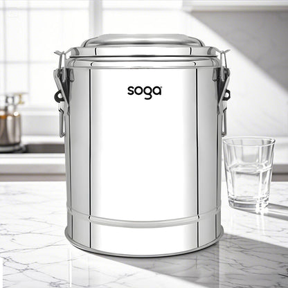 SOGA 50L Stainless Steel Insulated Stock Pot Hot & Cold Beverage Container • LUZ-InsulatedPot3206
