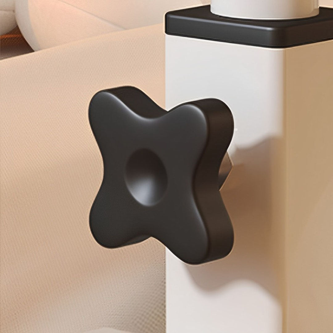SOGA 40x80cm Walnut Bedside Table Movable Bedroom Desk Student Computer Table • LUZ-TablePort03
