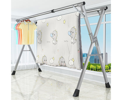 SOGA 2X  2m Portable Standing Clothes Drying Rack Foldable Space-Saving Laundry Holder Indoor Outdoor • LUZ-BSXG2509X2