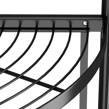 SOGA 2X 4 Tier Steel Triangular  Corner Stand Multi-Functional Shelves Portable Storage Organizer • LUZ-KitchenXY025X2