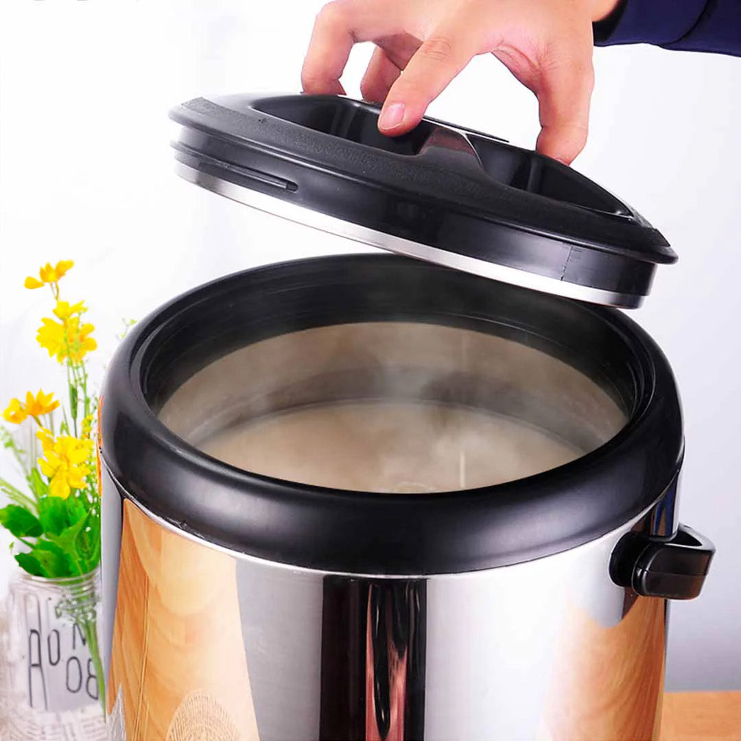SOGA 10L Portable Insulated Cold/Heat Coffee Tea Beer Barrel Brew Pot With Dispenser • LUZ-BeverageDispenser10L