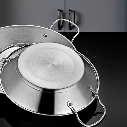 Soga 25cm Signature Dry Pot crafted with 201 Material in Silver Color and for Kitchen Essentials • LUZ-VICSoupPot20