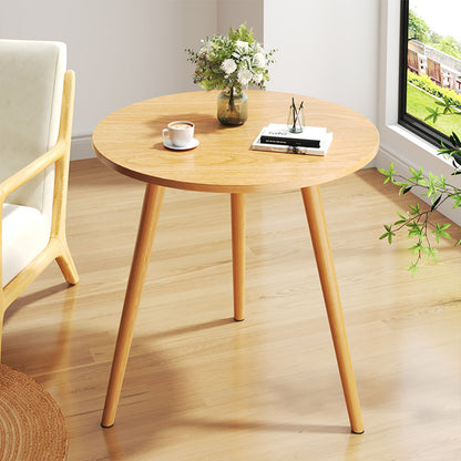 SOGA 2X 60x60cm Walnut Small Side Coffee Table Living Room Balcony Home Décor Style • LUZ-TableTea22X2