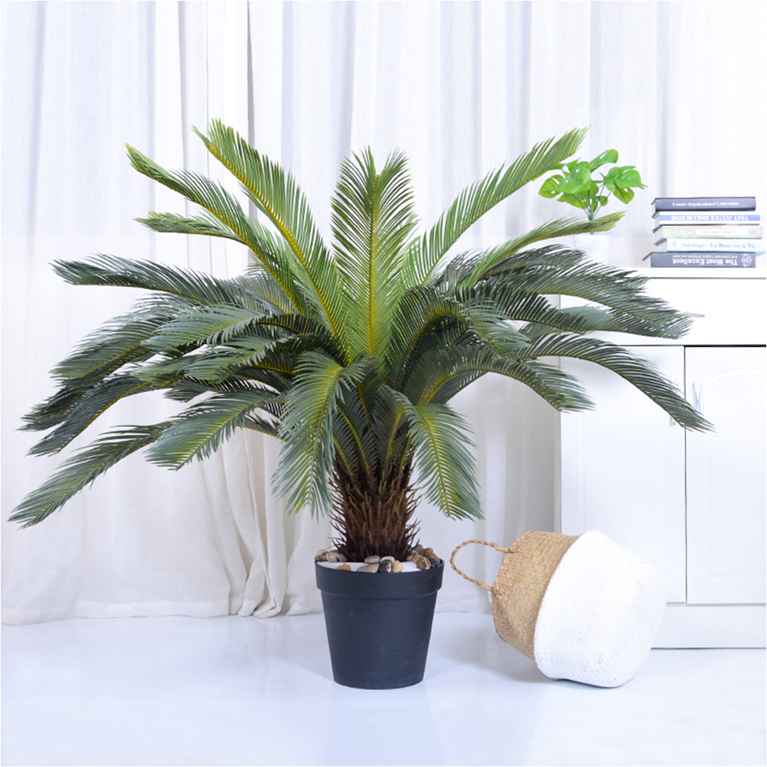 SOGA 2X 155cm Artificial Indoor Cycas Revoluta Cycad Sago Palm Fake Decoration Tree Pot Plant • LUZ-APlantFH107130AX2