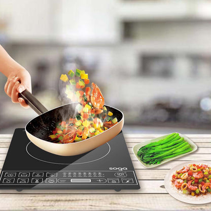 SOGA 2X Cooktop Electric Smart Induction Cook Top Portable Kitchen Cooker Cookware • LUZ-ElectricCooktopX2