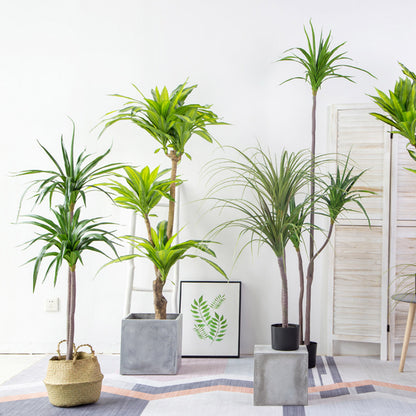 SOGA 180cm Green Artificial Indoor Brazlian Iron Tree Fake Plant Decorative 3 Heads • LUZ-APlantFHBS18090