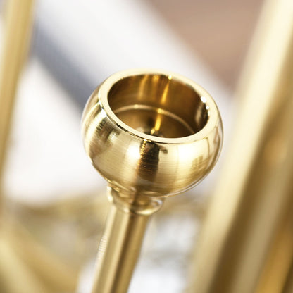 SOGA 6pcs Gold Iron Taper Luxury Candlestick Candle Holder Stand Pillar • LUZ-CandleStick1150