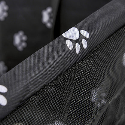 SOGA 2X Waterproof Pet Booster Car Seat Breathable Mesh Safety Travel Portable Dog Carrier Bag Black • LUZ-CarPetBag013BLKX2
