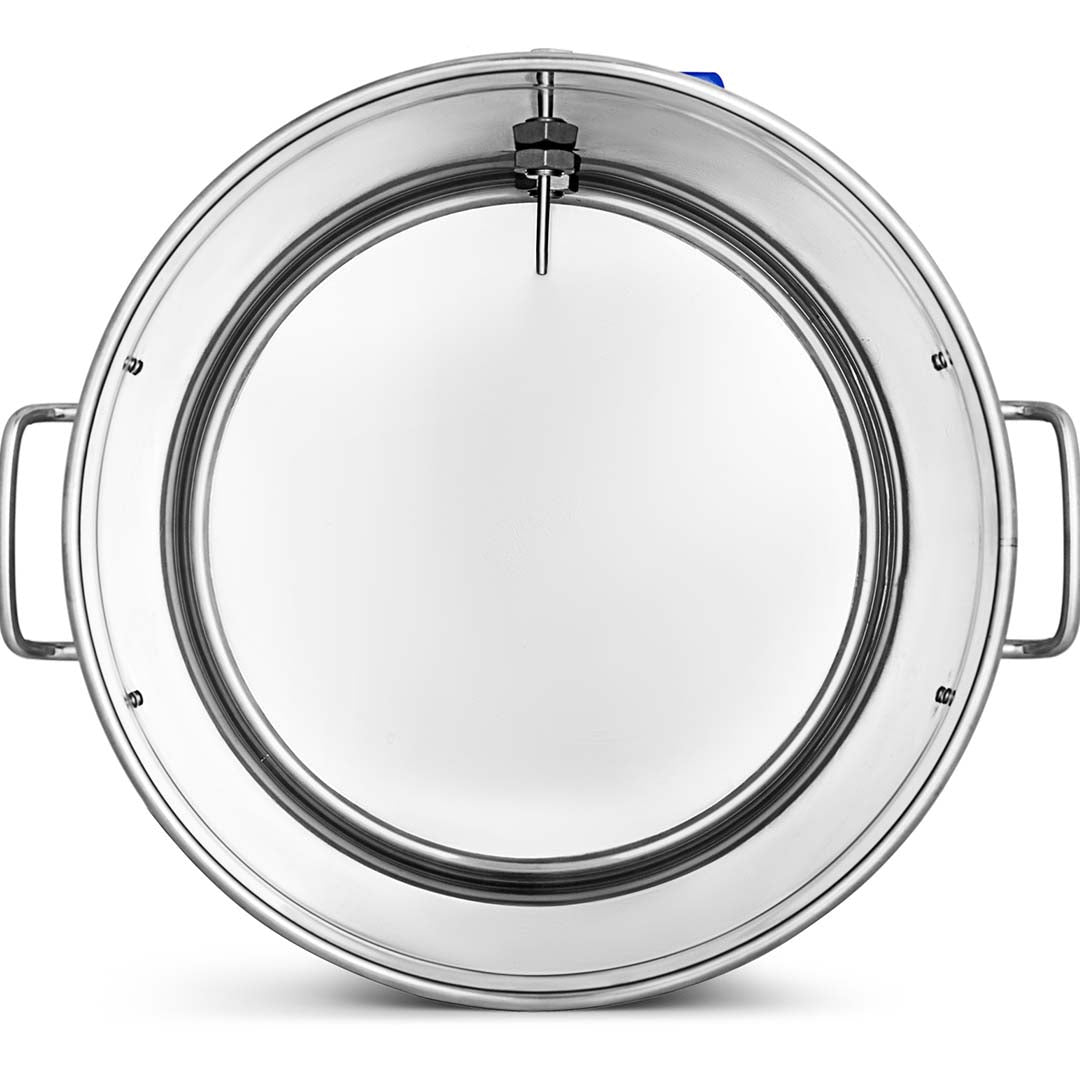 SOGA Stainless Steel 33L No Lid Brewery Pot With Beer Valve 35*35cm • LUZ-BreweryPotSS2787-JPOT