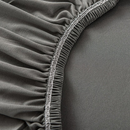SOGA 1-Seater Grey Sofa Cover Couch Protector High Stretch Lounge Slipcover Home Decor • LUZ-SofaCov209