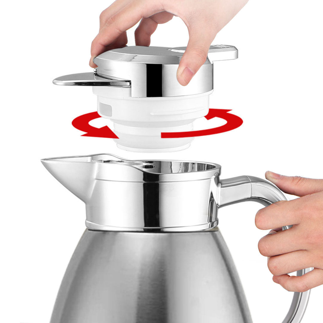 SOGA 2.3L Silver Double-Wall vacuum with 2 layers stainless steel Construction Thermal Flask • LUZ-BottleWKE17