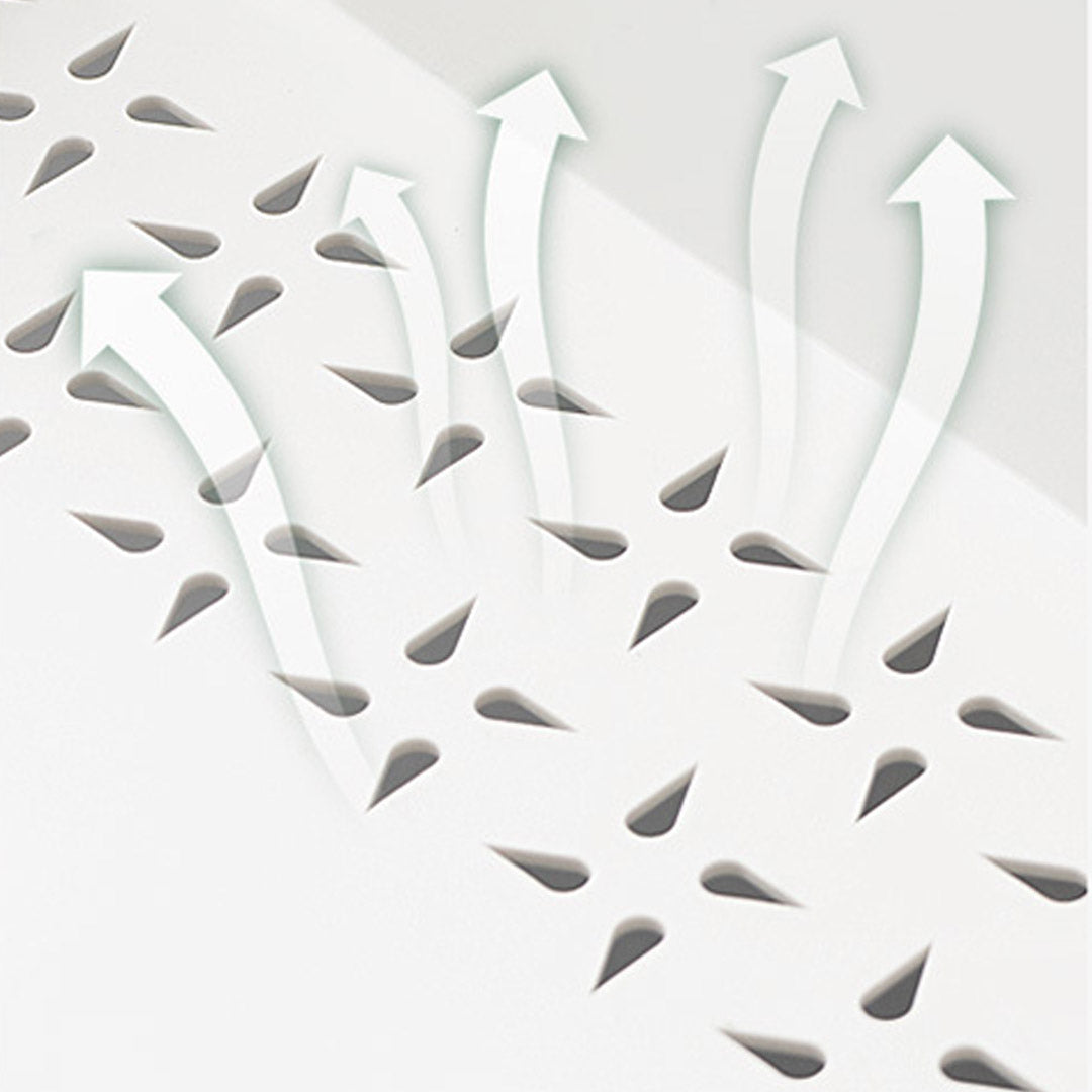 SOGA 3 Tier Steel White Movable Kitchen Cart Multi-Functional Shelves Portable Storage Organizer with Wheels • LUZ-KitchenXY005