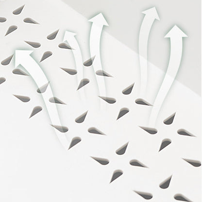 SOGA 3 Tier Steel White Movable Kitchen Cart Multi-Functional Shelves Portable Storage Organizer with Wheels • LUZ-KitchenXY005