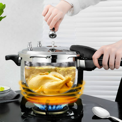 4L Commercial Grade Stainless Steel Pressure Cooker • LUZ-StainlessSteelPressureCooker4L