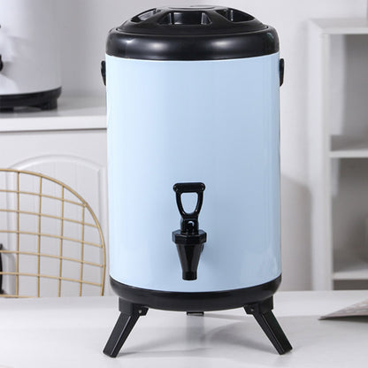 SOGA 14L Stainless Steel Insulated Milk Tea Barrel Hot and Cold Beverage Dispenser Container with Faucet White • LUZ-VICDispenser14LWHT