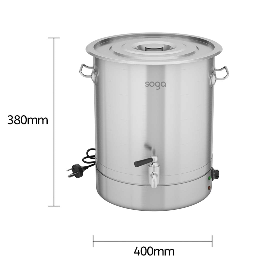 SOGA 21L Stainless Steel URN Commercial Water Boiler  2200W • LUZ-Urn841