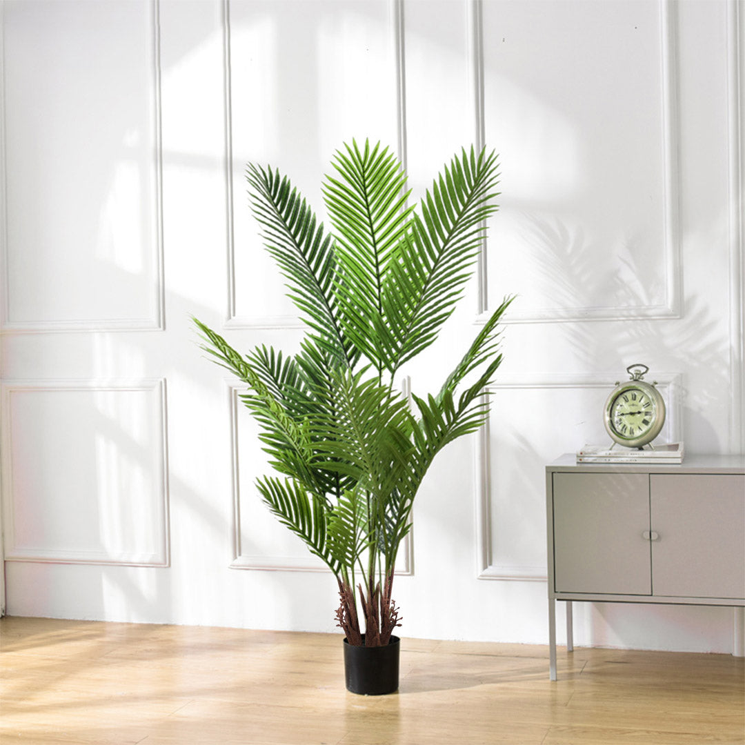 SOGA 180cm Artificial Swallowtail Sunflower Fake Decoration Tree Flower Pot Plant • LUZ-APlantFHS180