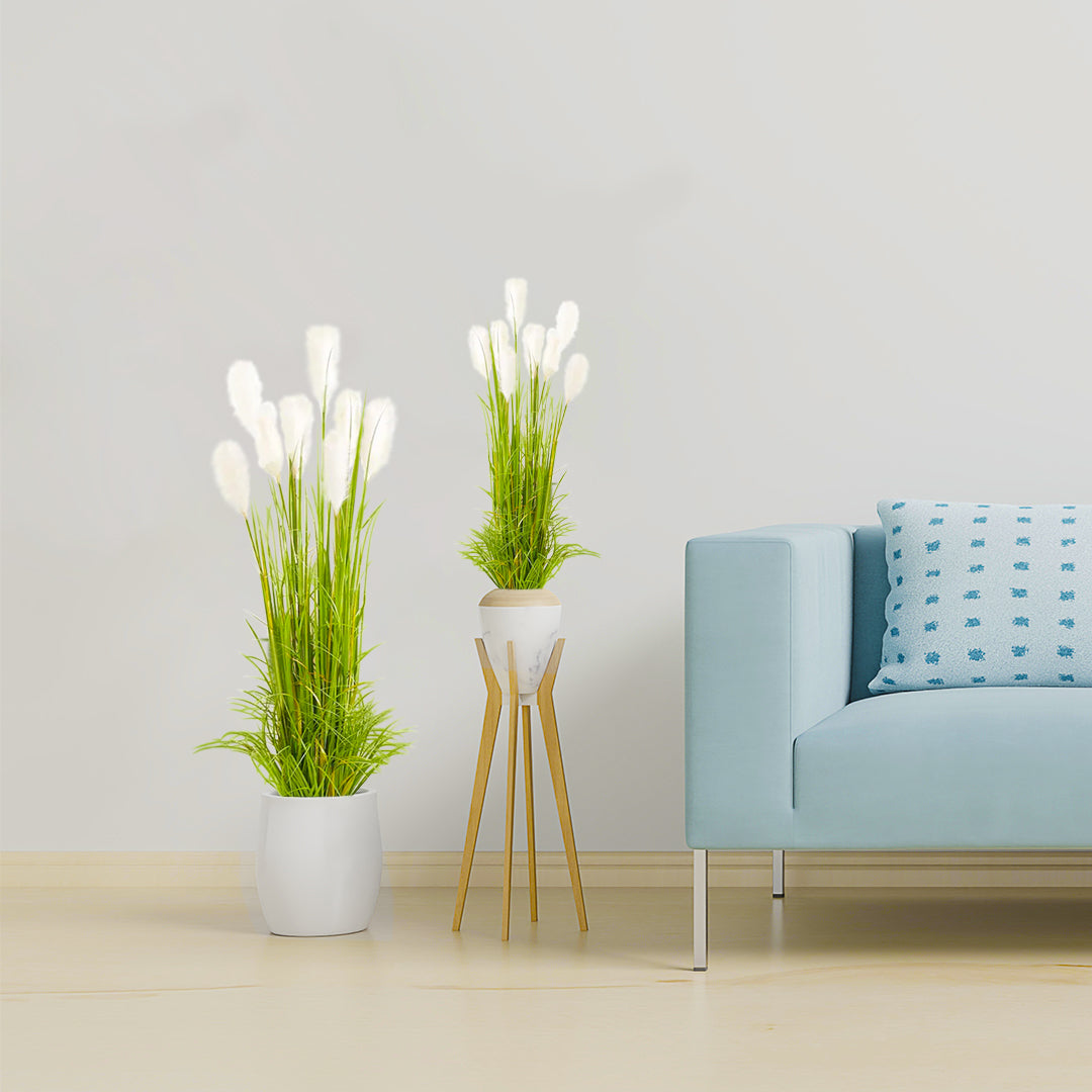 SOGA 4X 120cm Nearly Natural Plume Grass Artificial Plant • LUZ-APlantFH6004X4