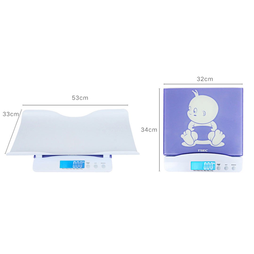 SOGA 2X 100kg Digital Baby Scales Electronic LCD Display Paediatric Infant Weight Monitor • LUZ-BabyScaleX2