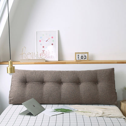 SOGA 180cm Coffee Triangular Wedge Bed Pillow Headboard Backrest Bedside Tatami Cushion Home Decor • LUZ-PillowFab180Coffee
