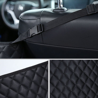 SOGA Black Leather Car Storage Portable Hanging Organizer Backseat Multi-Purpose Interior Accessories Bag • LUZ-CarStorageBag312
