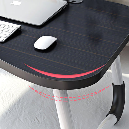 SOGA Black Portable Bed Table Adjustable Foldable Bed Sofa Study Table Laptop Mini Desk with Notebook Stand Card Slot Holder Home Decor • LUZ-BedTableG41