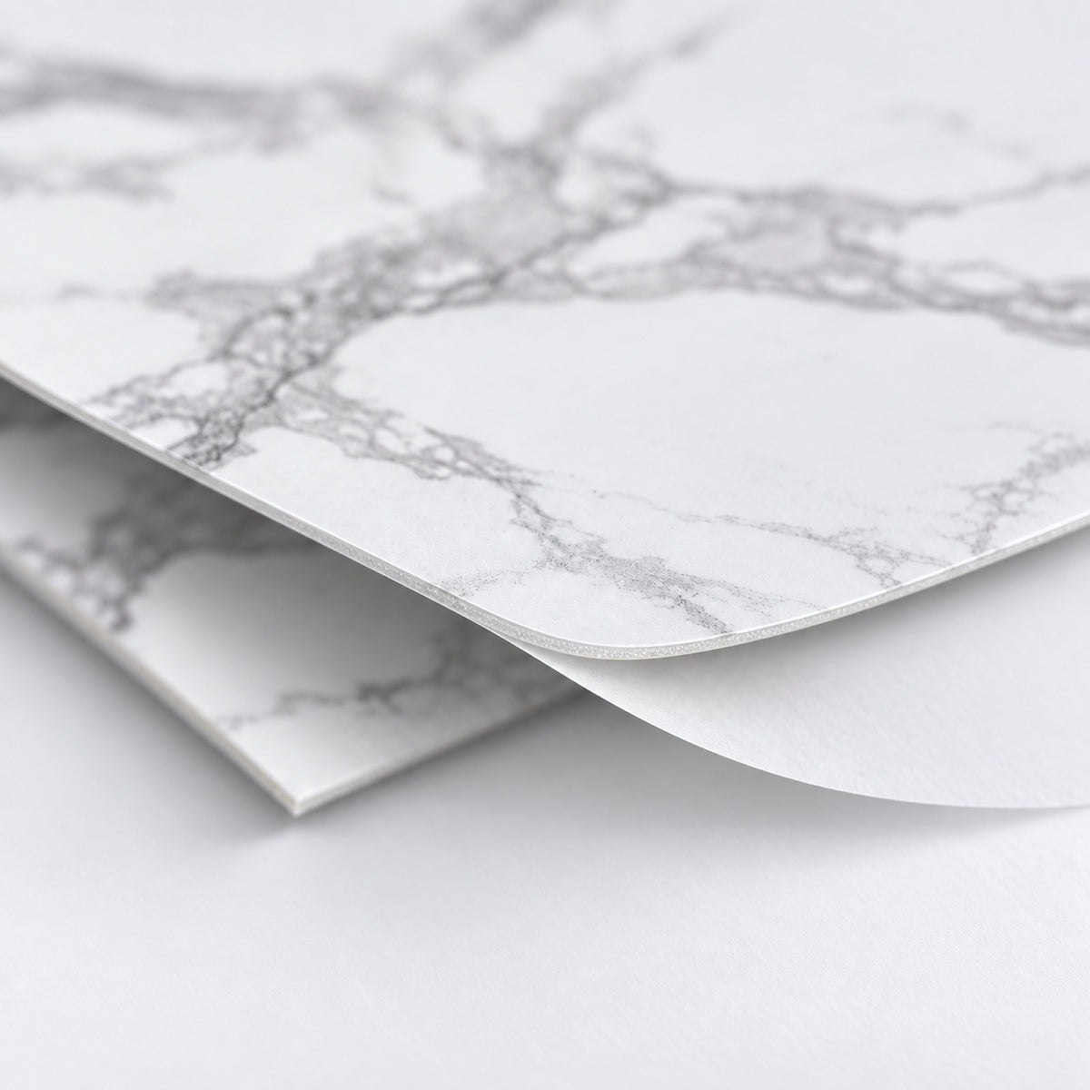 SOGA Peel & Stick Floor and Wall Tiles 30 x 30cm 10 Pack White Grey Faux Marble • LUZ-TileCZA054Sml