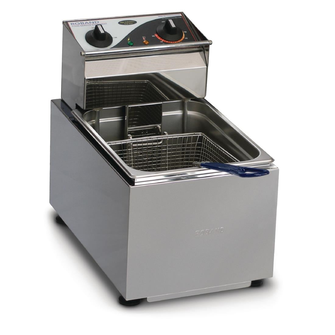 Roband F18 Single Countertop Fryer 8Ltr • PAS-GB095