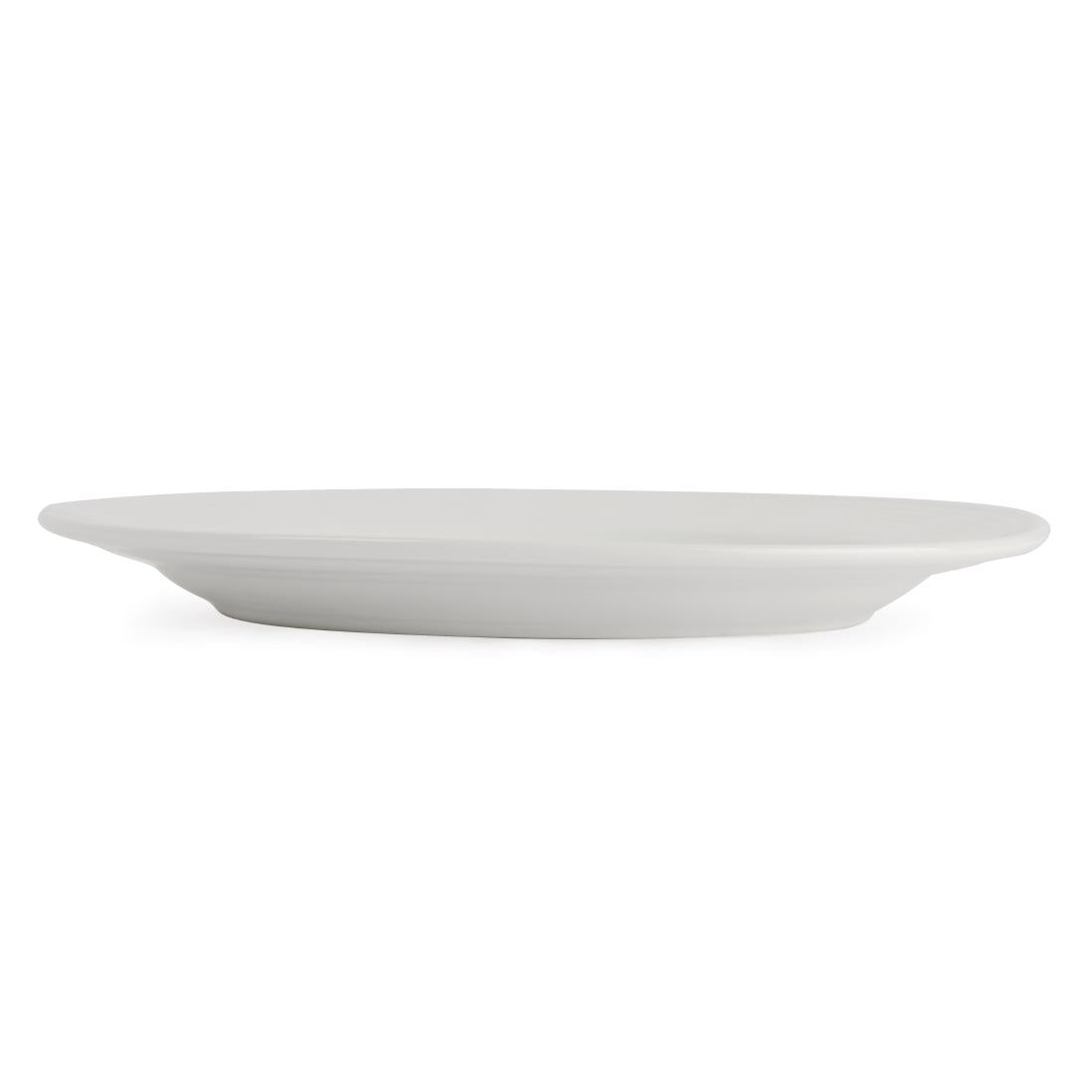 Olympia Linear Wide Rimmed Plates 250mm (12 Pack) • PAS-U091