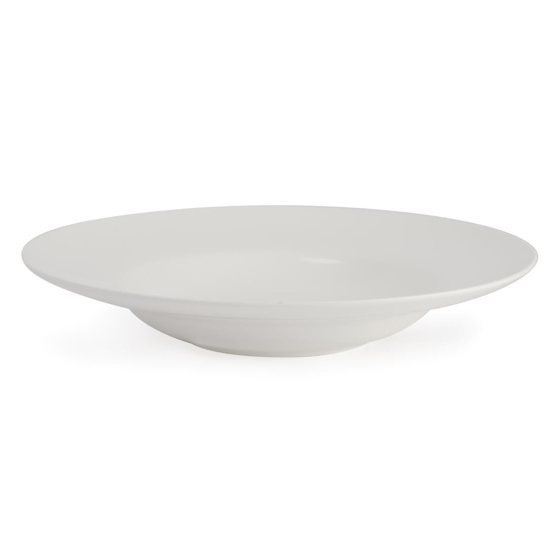 Olympia Lumina Pasta or Soup Bowls White 254mm (4 Pack) (Pack of 4) • PAS-CD636
