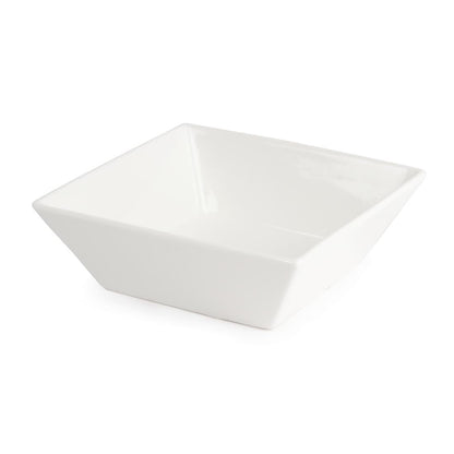Olympia Lumina Square Bowls White 140mm (6 Pack) (Pack of 6) • PAS-CD639