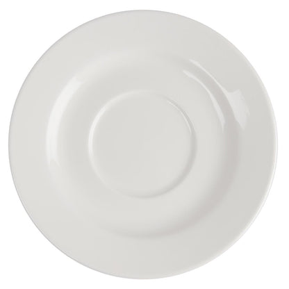 Olympia Lumina Round Saucers White 143mm (6 Pack) (Pack of 6) • PAS-CD646