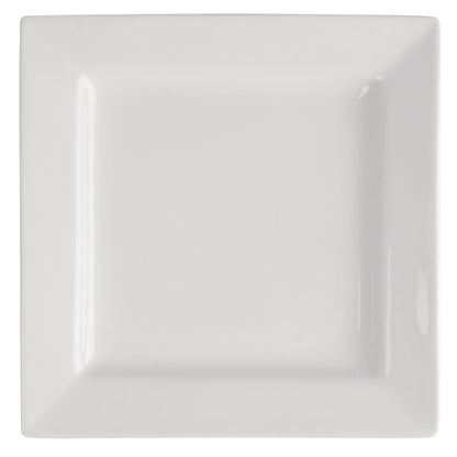Olympia Lumina Square Plates White 265mm (4 Pack) (265mm. Pack quantity: 4) • PAS-DP965