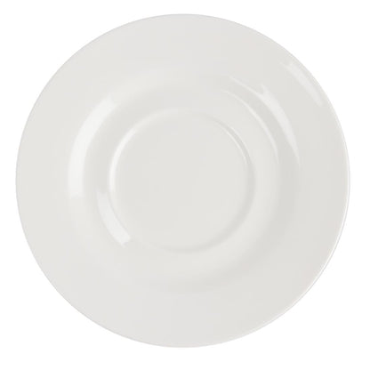 Olympia Lumina Round Saucers White 156mm (6 Pack) (Pack of 6) • PAS-CD648