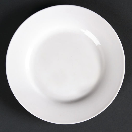 Olympia Lumina Wide Rimmed Round Plate - 152mm 6'' (6 Pack) (152(Ø)mm. Pack quantity: 6) • PAS-CD621
