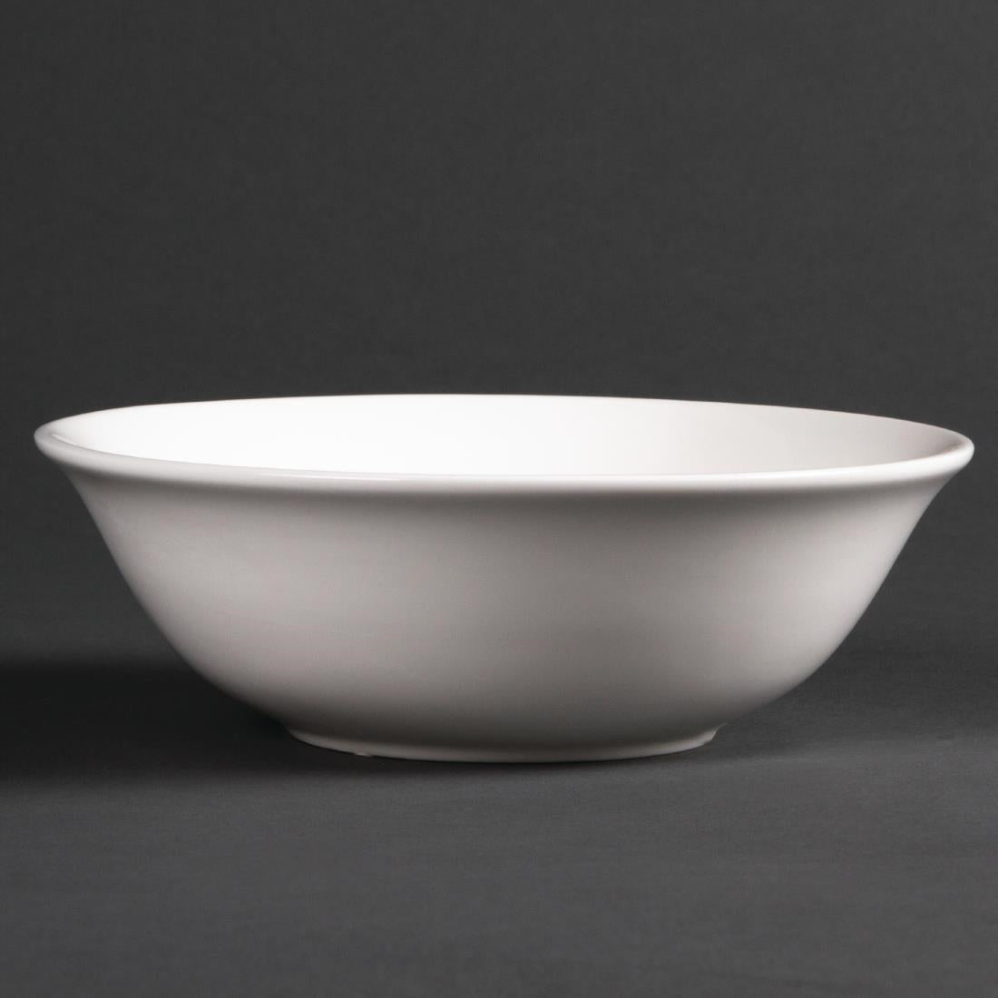 Olympia Lumina Cereal Bowls White 160mm (6 Pack) (Pack of 6) • PAS-CD638