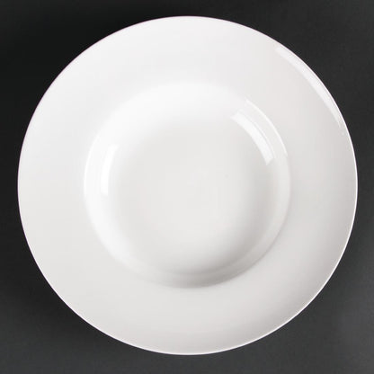 Olympia Lumina Pasta or Soup Bowls White 205mm (6 Pack) (Small. 205mm. Pack quantity: 6) • PAS-CD635
