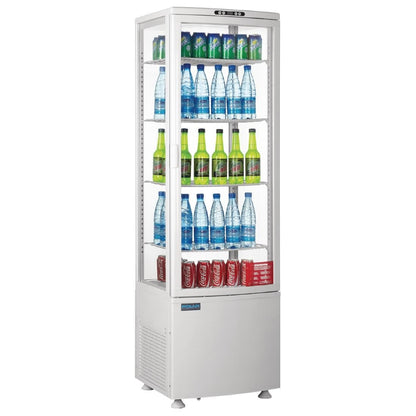 Polar C-Series Energy Efficient Curved Door Display Fridge White 235Ltr • PAS-CX575-A