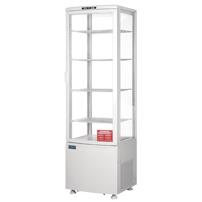 Polar C-Series Curved Door Display Fridge 235Ltr White • PAS-CB509-A
