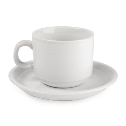 Olympia Linear Stacking Tea Cups 200ml 7oz (12 Pack) • PAS-U084