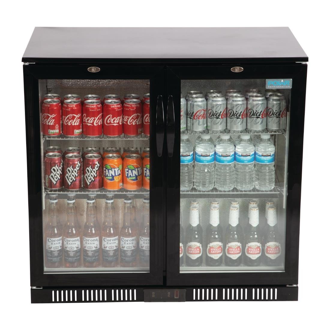 Polar G-Series Back Bar Cooler with Hinged Doors 198Ltr • PAS-GL012-A