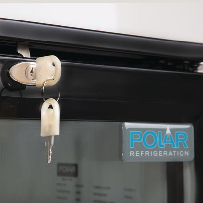 Polar G-Series Back Bar Cooler with Hinged Doors 198Ltr • PAS-GL012-A