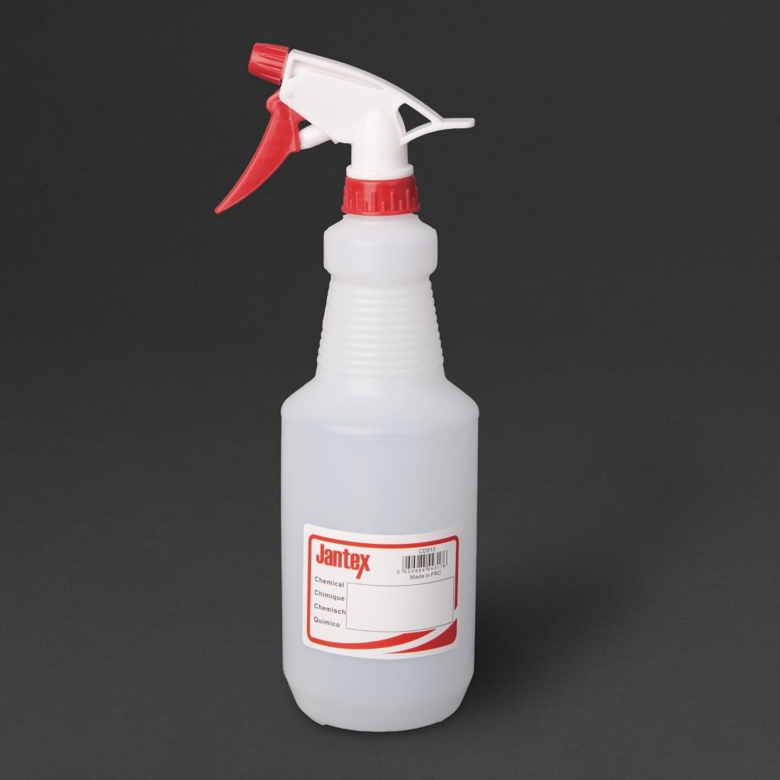 Jantex Colour Coded Spray Bottles Red 750ml • PAS-CD815