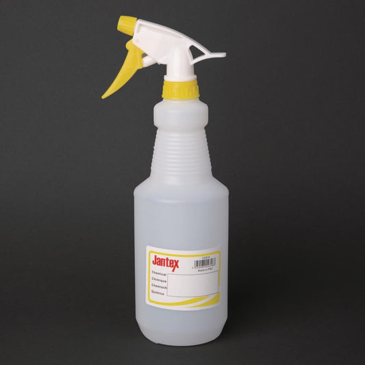 Jantex Colour Coded Spray Bottles Yellow 750ml • PAS-CD816