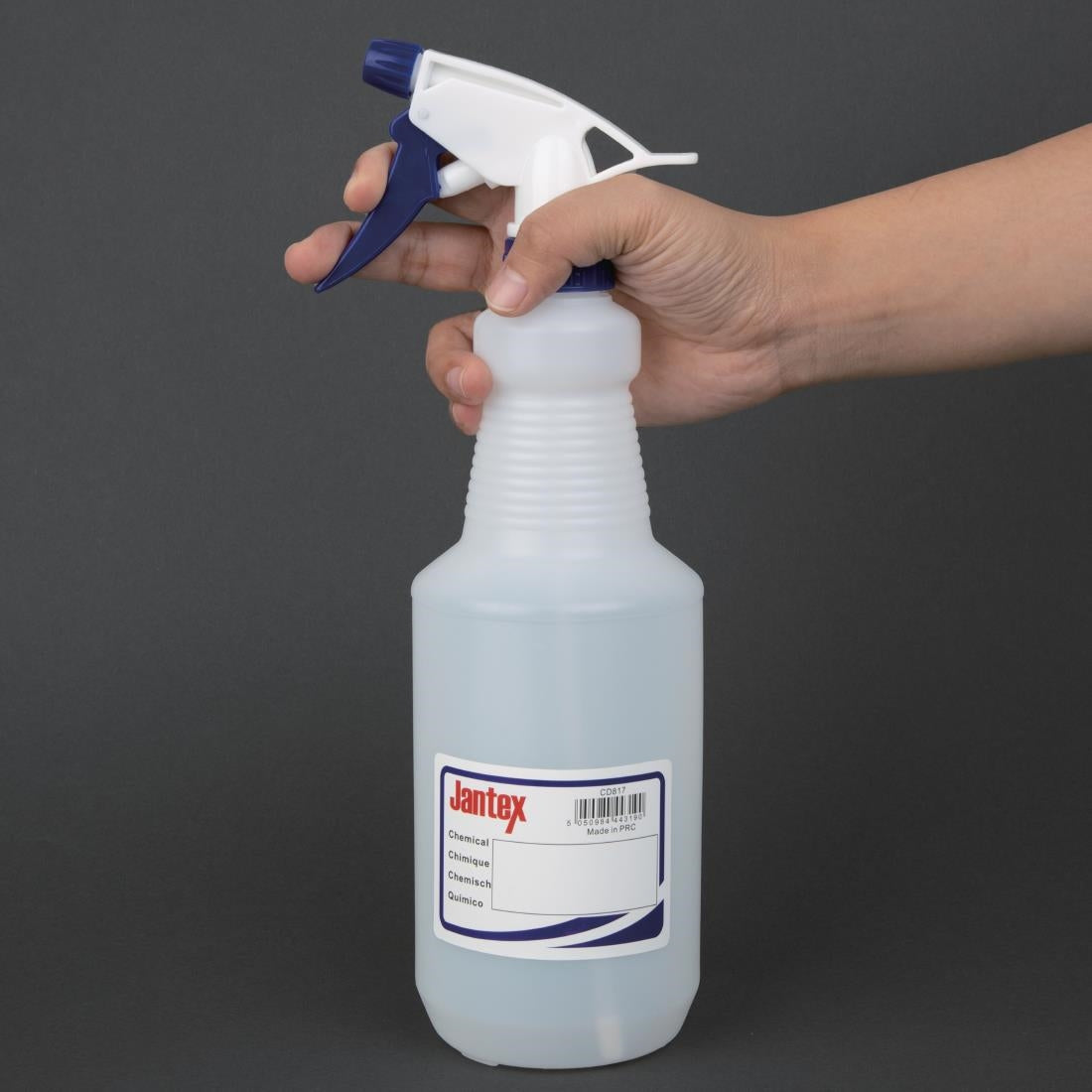 Jantex Colour Coded Spray Bottles Blue 750ml • PAS-CD817