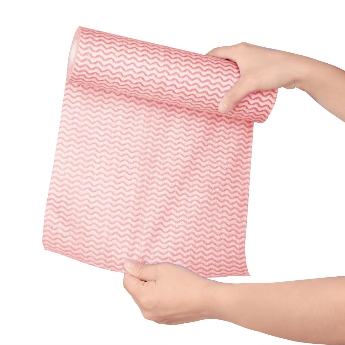 Jantex Non Woven Cloths Red (Roll of 100 Sheets) (Colour: Red. 100 sheets per roll. Sheet Size: 25x33cm) • PAS-CS805