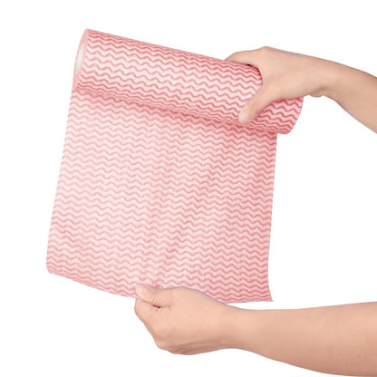 Jantex Non Woven Cloths Red (Roll of 100 Sheets) (Colour: Red. 100 sheets per roll. Sheet Size: 25x33cm) • PAS-CS805