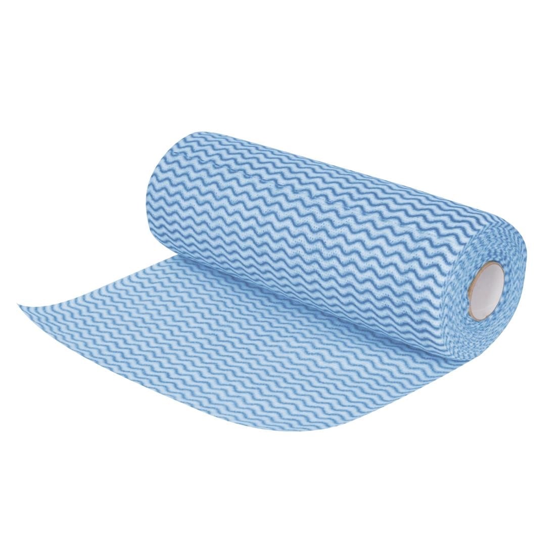 Jantex Non Woven Cloths Blue (Roll of 100 Sheets) (Colour: Blue. 100 sheets per roll. Sheet size: 25x33cm) • PAS-CS806