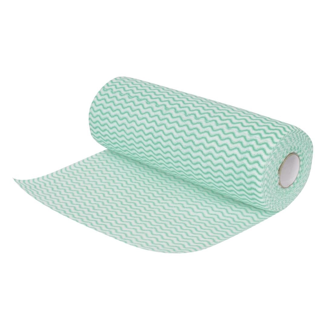 Jantex Non Woven Cloths Green (Roll of 100 Sheets) (Colour: Green. 100 sheets per roll. Sheet size: 25x33cm) • PAS-CS807